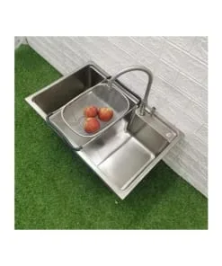Chậu rửa bát 1 hố FX-6845NB INOX 304 2 Chậu rửa bát 1 hố FX-6845NB INOX 304 7