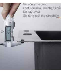 Chậu rửa bát inox nano FX-8247ND 14
