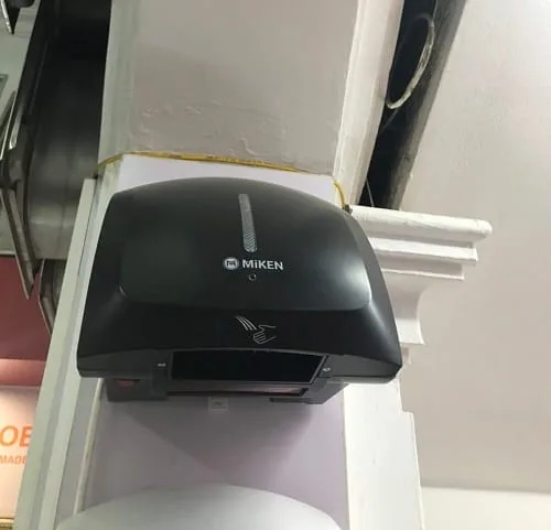 Máy sấy tay màu đen Miken MST-A1002B 3