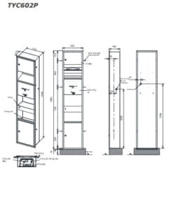 Máy sấy tay cảm ứng âm tường TOTO TYC602P 1 Máy sấy tay cảm ứng âm tường TOTO TYC602P 3