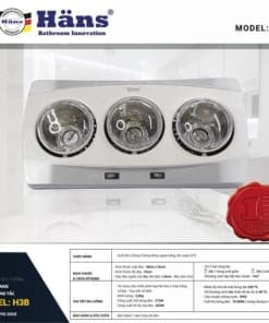 Đèn sưởi hồng ngoại Hans H3B 3