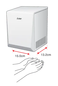 may-say-tay-jt-s2ap-s-ne-trang-1 Máy sấy tay Mitsubishi JT-S2AP-S-NE 4
