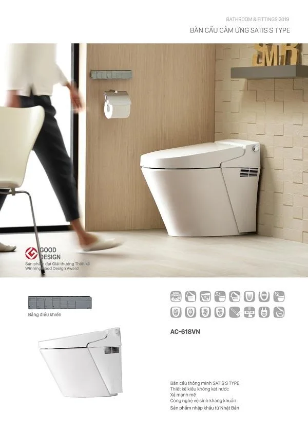 Bồn Cầu Thông Minh INAX AC-618VN (AC618VN) 16