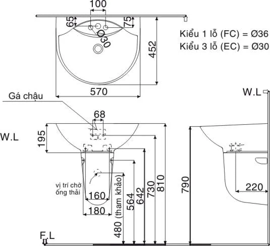 ban-ve-chau-lavabo-inax-l288v-l288vc Chậu rửa lavabo Inax L-288V (màu trắng) 2