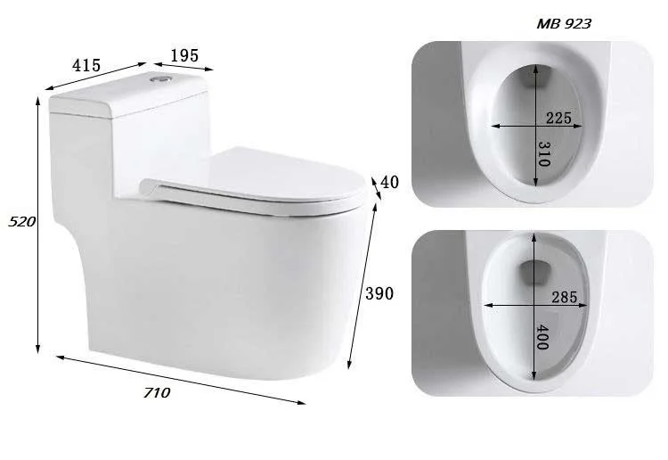 Bồn cầu két liền Macbolo MB923 5
