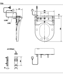 Nắp rửa bồn cầu thông minh TOTO TCF4732A 3