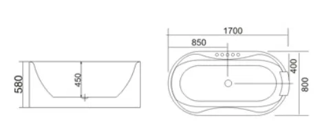 5060-1 Bồn tắm Vinabat V-5048 2