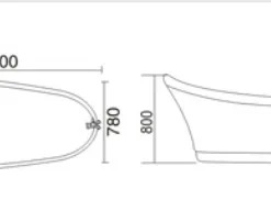 Bồn tắm Vinabat V-5063 (nhiều kích thước) 3