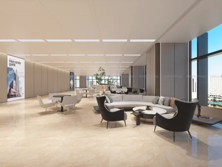Gạch ốp lát 100×100 cm Catalan vân đá vàng kem 1002 2