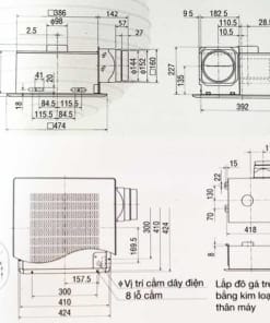 Quạt hút thông gió âm trần Mitsubishi VD-23Z4T3/23Z4T5 5
