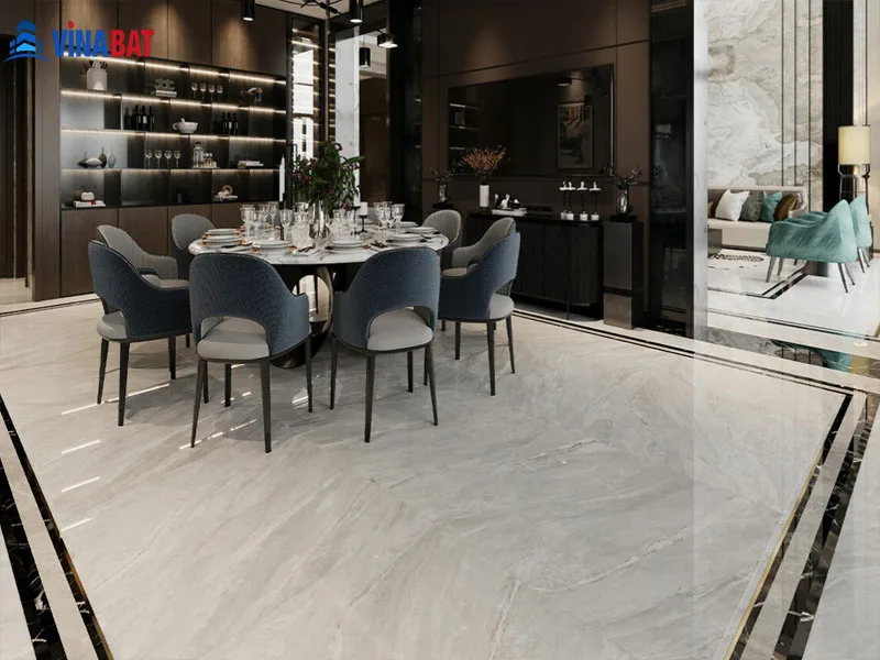 Gạch ốp lát 100×100 cm Catalan vân đá ghi nhat 1006 4