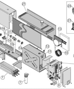 Máy xông hơi ướt Harvia HGX110 9