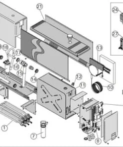 Máy xông hơi ướt Harvia HGX15 2 Máy xông hơi ướt Harvia HGX15 9