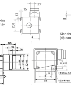 Quạt hút thông gió âm trần Mitsubishi VD-18Z4T5 3