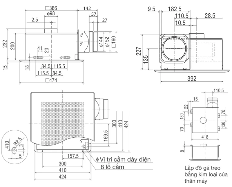 mitsubishi-vd-23z4t3-vd-23zp4t3-kt Quạt hút thông gió âm trần Mitsubishi VD-23ZP4T5 2