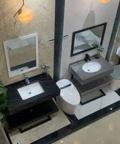 Bộ Lavabo kèm bàn đá 2 tầng ALICE 10501 6 Bộ Lavabo kèm bàn đá 2 tầng ALICE 10501 13