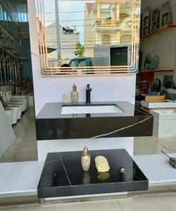 Bộ Lavabo kèm bàn đá 2 tầng ALICE 10501 12