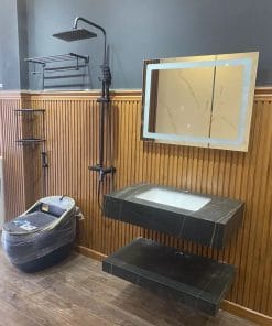 Bộ Lavabo kèm bàn đá 2 tầng ALICE 10501 11
