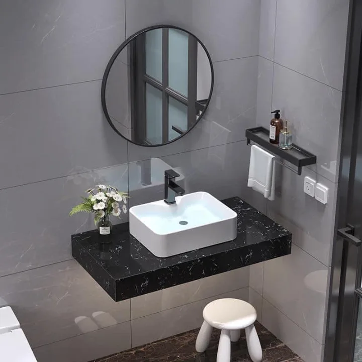 Bộ Lavabo kèm bàn đá 2 tầng ALICE 10501 21