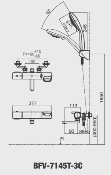 sen-tam-nhiet-do-inax-bfv-7145t-3c Sen tắm nhiệt độ Inax BFV-6013T 3