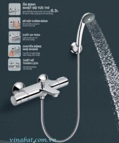 Sen tắm nóng lạnh nhiệt độ Inax BFV-3413T-4C 4