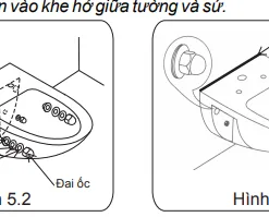 Bồn cầu Inax AC-22PVN treo tường không két nước (Nắp đóng êm) 9