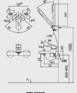 Sen tắm nóng lạnh Inax BFV-6003S 3