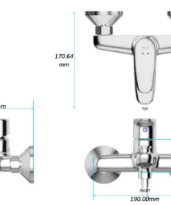 Sen tắm Inax BFV-1113S-7C nóng lạnh 1 kich-thuoc-sen-tam-bfv-1113s-4c-1