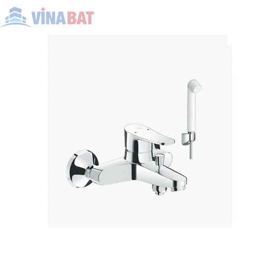 sen-tam-inax-bfv-1003s Sen tắm nóng lạnh Inax BFV-1003S tay sen nhựa trắng 1