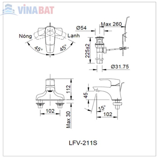 bvkt-voi-lavabo-inax-lfv211s bvkt-voi-lavabo-inax-lfv211s