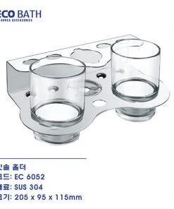 Kệ cốc đánh răng EcoBath EC-6052 1 Kệ cốc đánh răng EcoBath EC-6052 3