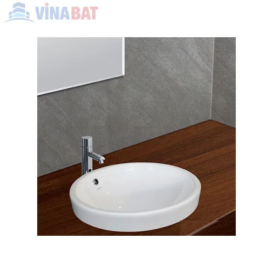 CD6.-2 Chậu rửa lavabo Viglacera CD6 đặt bàn đá 3
