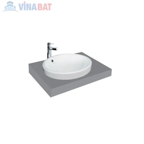 CD6 Chậu rửa lavabo Viglacera CD6 đặt bàn đá 1