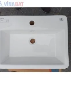 Chậu rửa lavabo Viglacera V29 đặt bàn đá 2 Chậu rửa lavabo Viglacera V29 đặt bàn đá 6