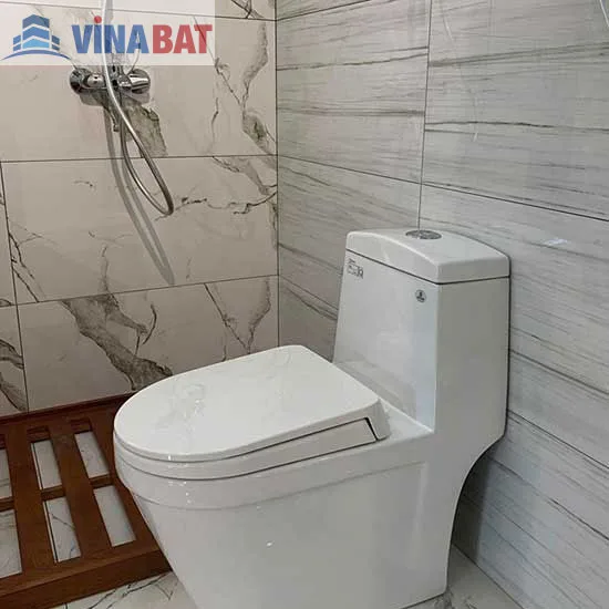 Bồn cầu két liền Viglacera V35M 3 Bồn cầu két liền Viglacera V35M 4
