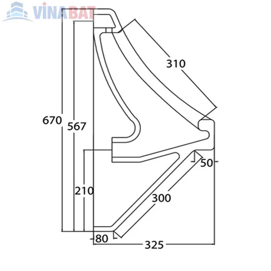 Tiểu nam Viglacera T50 treo tường 3