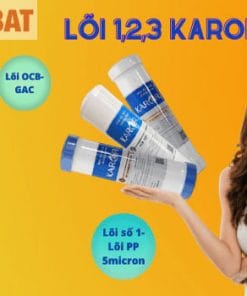 Bộ lõi lọc nước Karofi 123 dùng chung cho dòng máy RO 4 loi-loc-nuoc-karofi