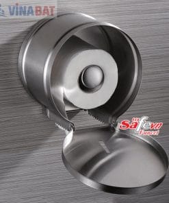 Hộp đựng giấy vệ sinh cuộn lớn INOX 304 QM 120 5