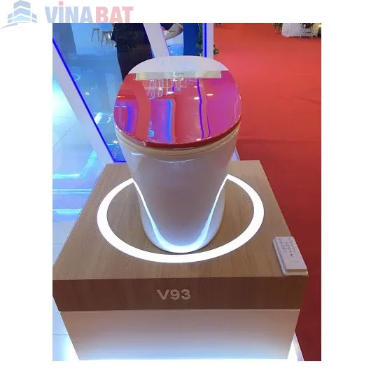  Bồn cầu Viglacera cảm ứng nắp rửa điện tử V93 5