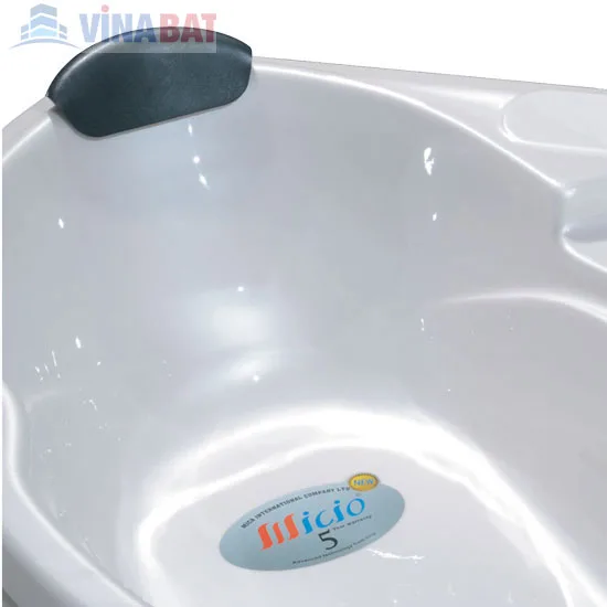 Bồn tắm góc MICIO PB-140T (Ngọc Trai) 3