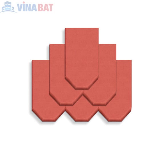 Ngói lợp Hạ Long mũi hài vuông 10