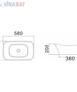 Chậu rửa lavabo Sewo NST-5836 4