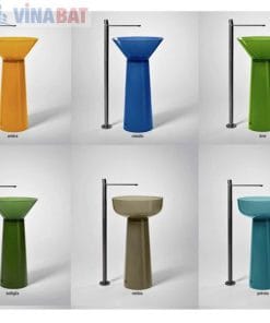 Chậu rửa lavabo Sewo NP-370 chân đứng nghệ thuật 4
