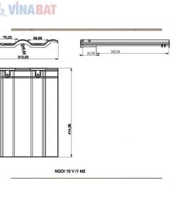 Ngói lấy sáng Thái Lan NTL 002/10 viên/1m2 5