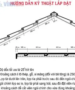 Ngói màu FUJI phẳng M4 2 Ngói màu FUJI phẳng M4 6