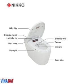 Bồn cầu thông minh Nikko C1803S2 – ECO 7
