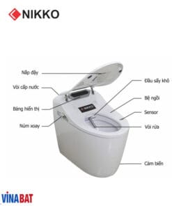 Bồn Cầu Thông Minh NIKKO C1805S3 6