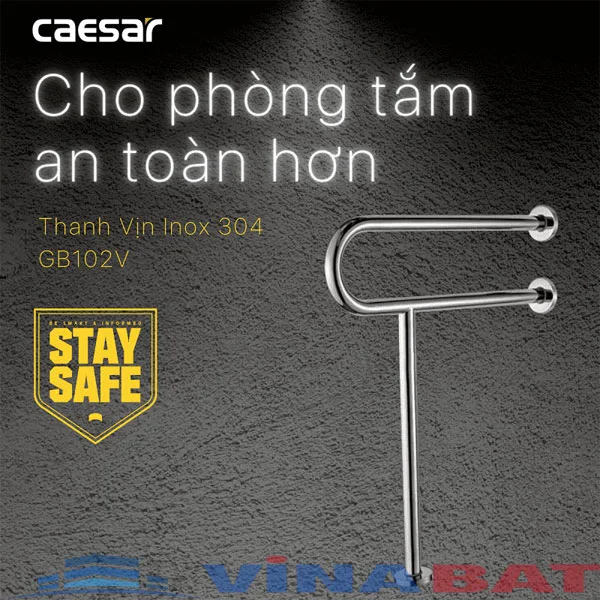 Tay vịn phòng tắm Caesar GB102V 12