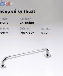 Tay vịn phòng tắm Caesar GB131V 3 Tay vịn phòng tắm Caesar GB131V 7