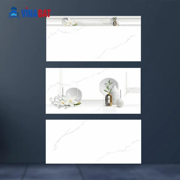 Gạch ốp lát 40x80 cm Catalan 45020-45021-45022 trắng khói bóng 1